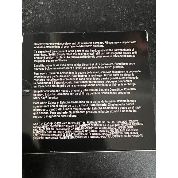 NIB Lot Of 5 Mary Kay Refillable Magnetic Black Mirrored Compact ‎ #017362 - Picture 5 of 7